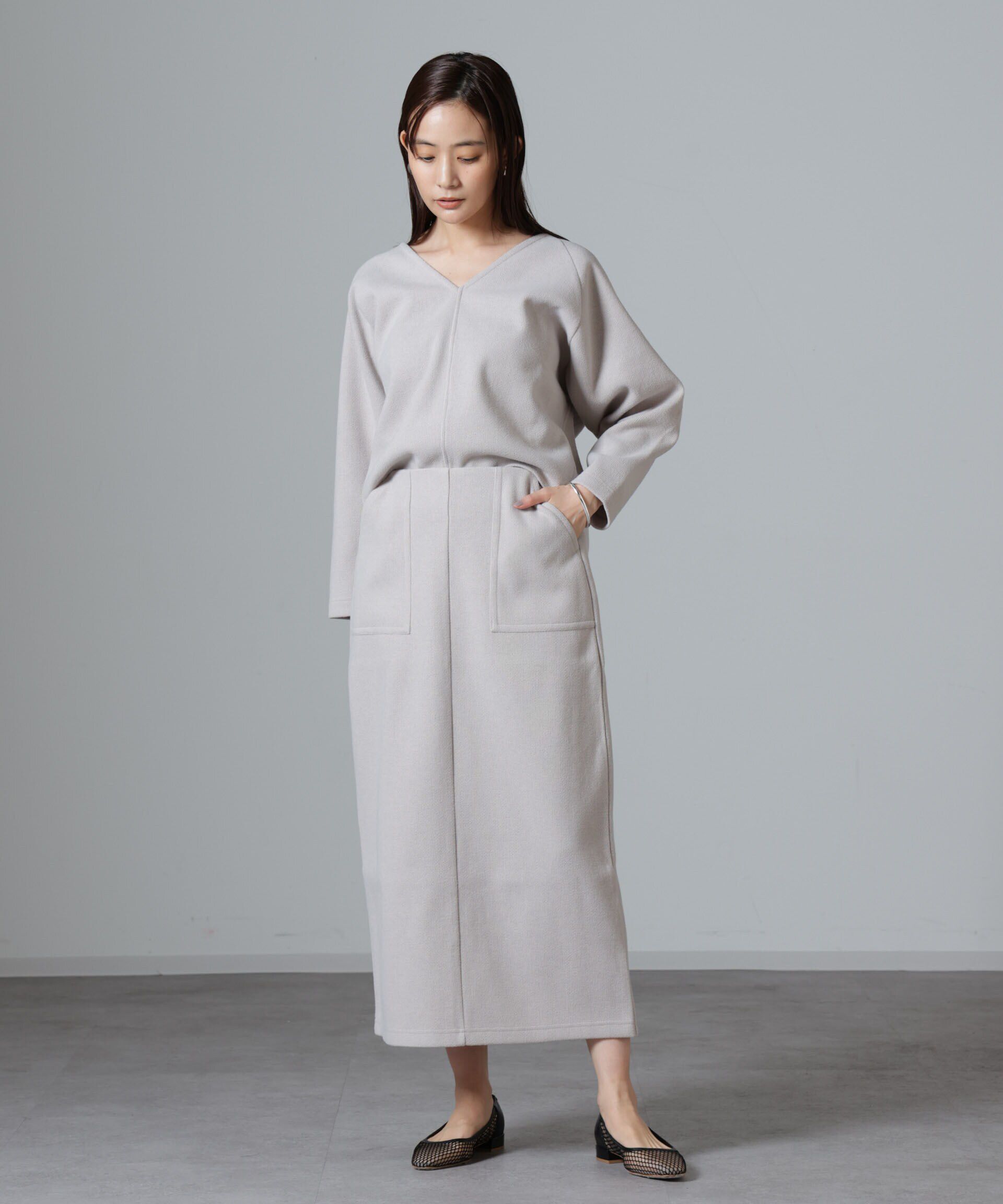 nano･universe「ウールライクニードルパンチプルオーバー(セットアップ可)」|Tシャツ・カットソー|