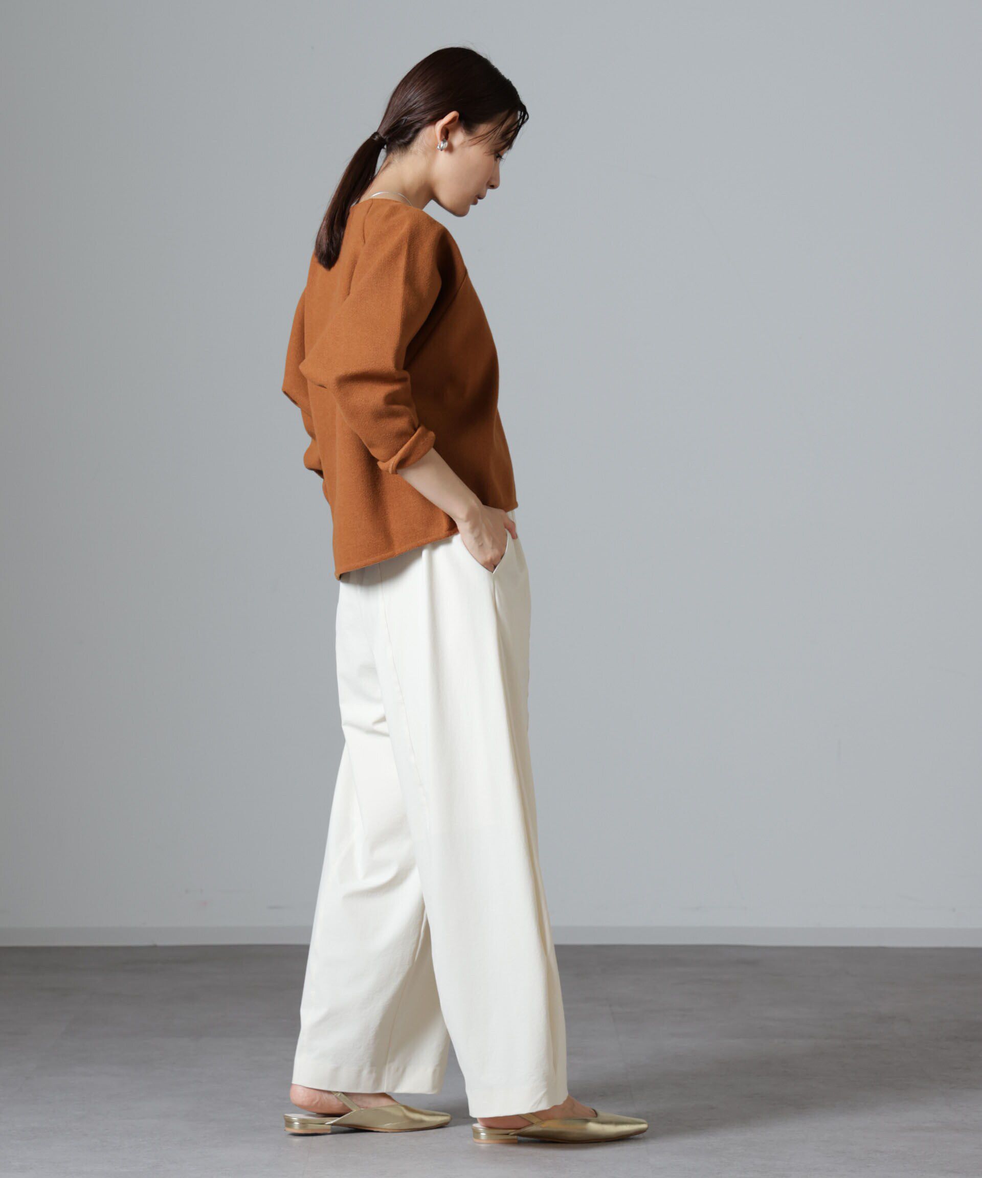 nano･universe「ウールライクニードルパンチプルオーバー(セットアップ可)」|Tシャツ・カットソー|