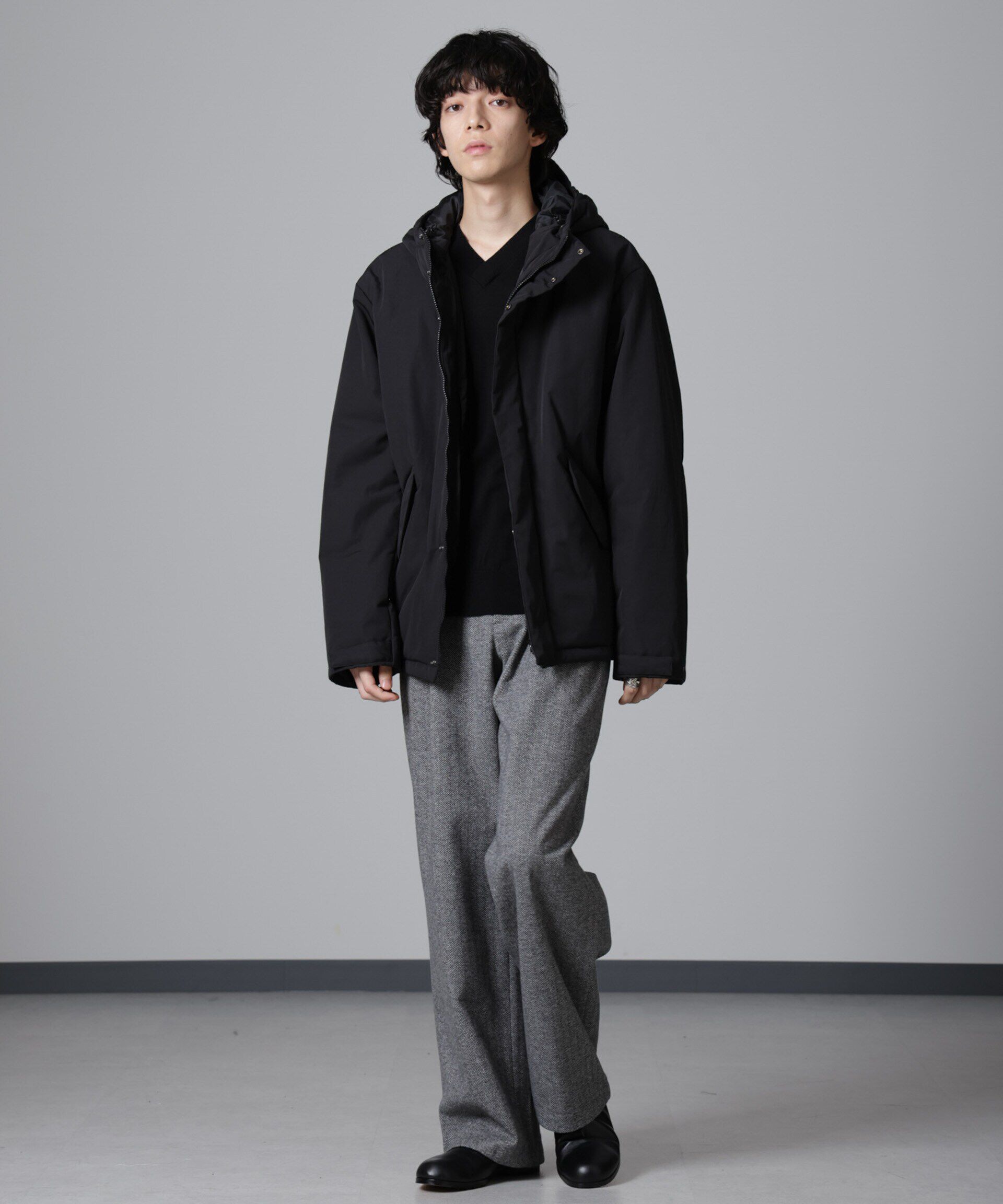 nano･universe「ミリタリー中綿ブルゾン」|ブルゾン・スタジャン|