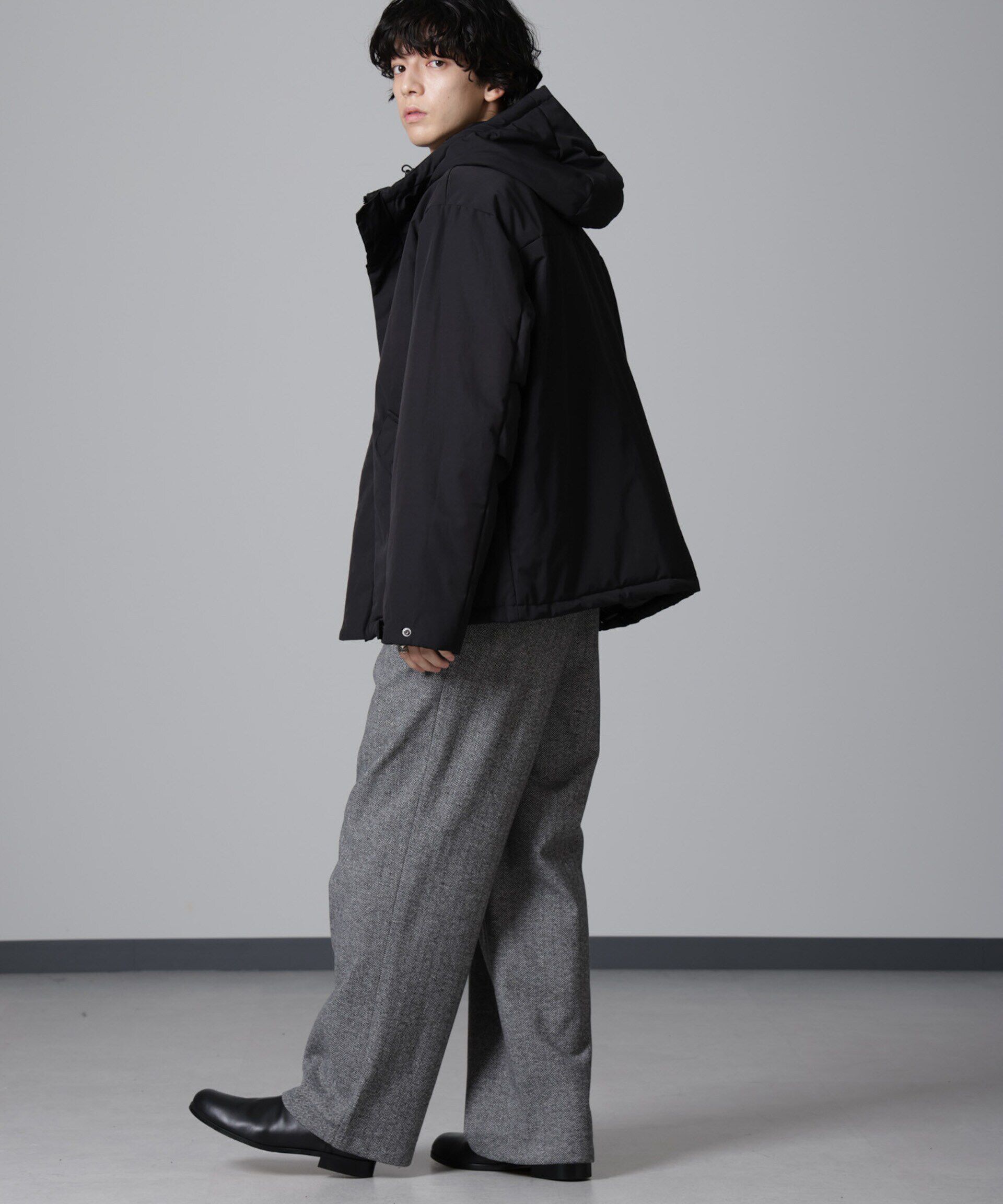 nano･universe「ミリタリー中綿ブルゾン」|ブルゾン・スタジャン|