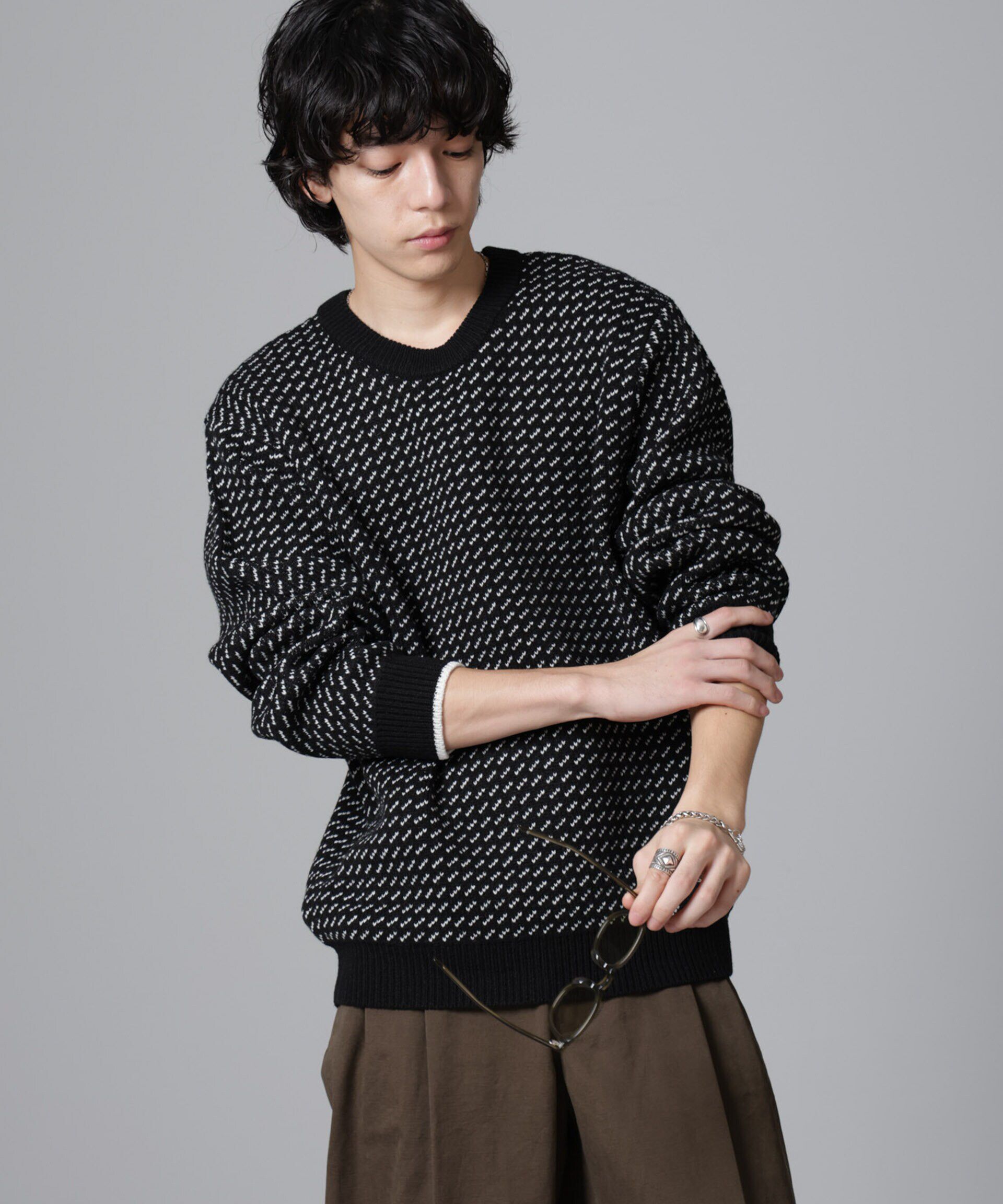 nano･universe「バーズアイニット」|ニット・セーター|