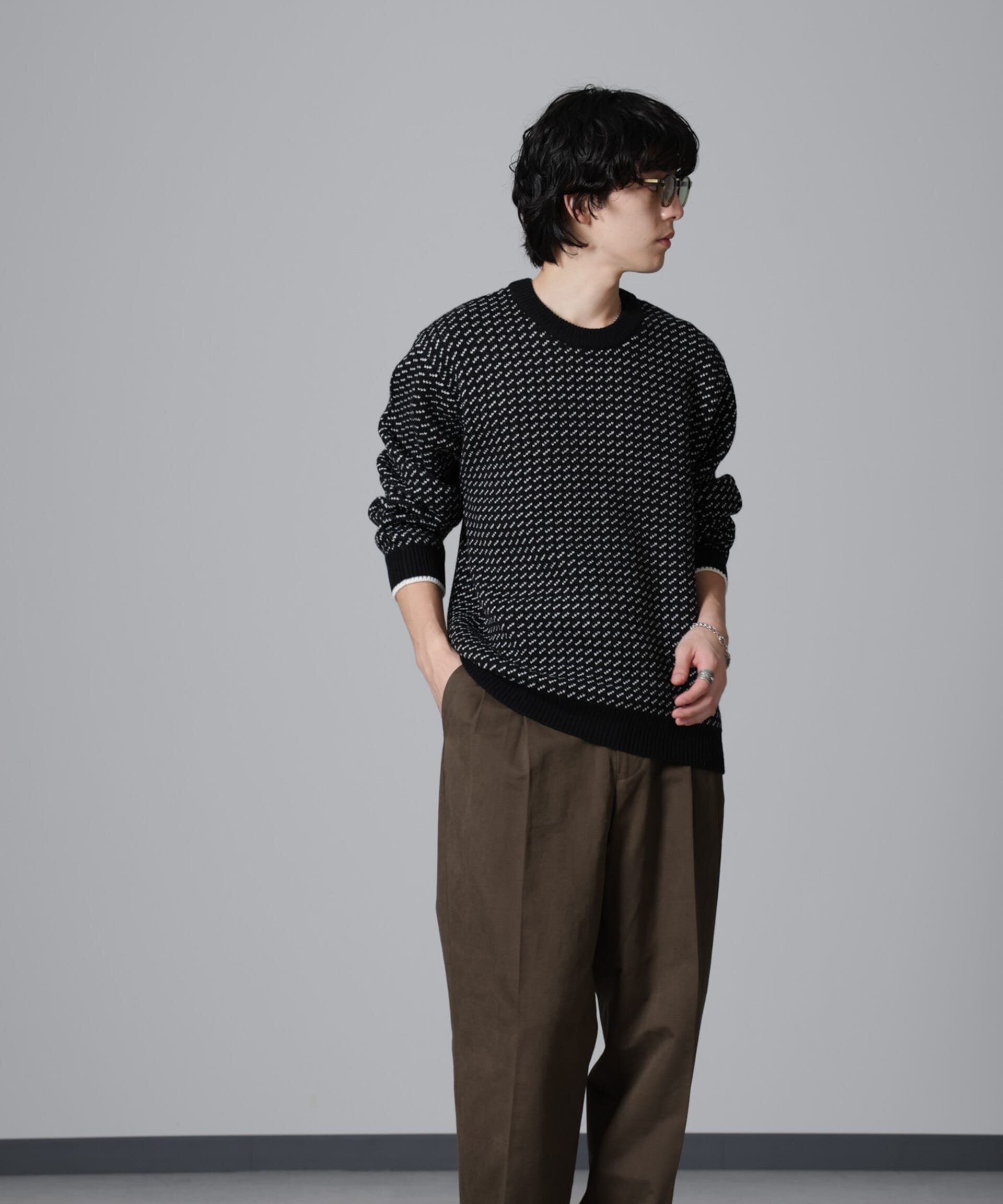 nano･universe「バーズアイニット」|ニット・セーター|