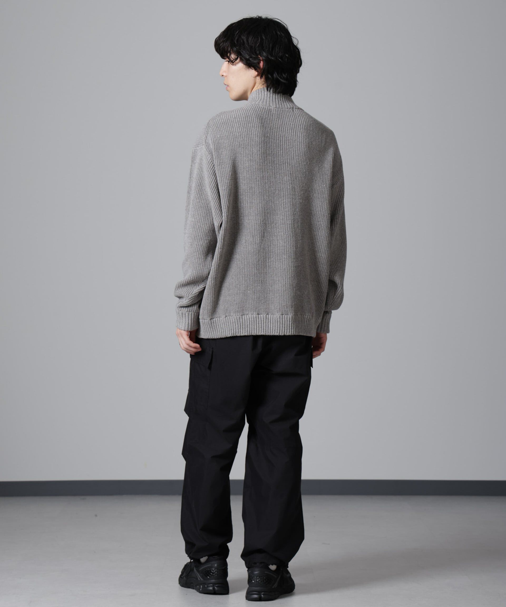 nano･universe「畔ニットハーフZIPプルオーバー」|ニット・セーター|