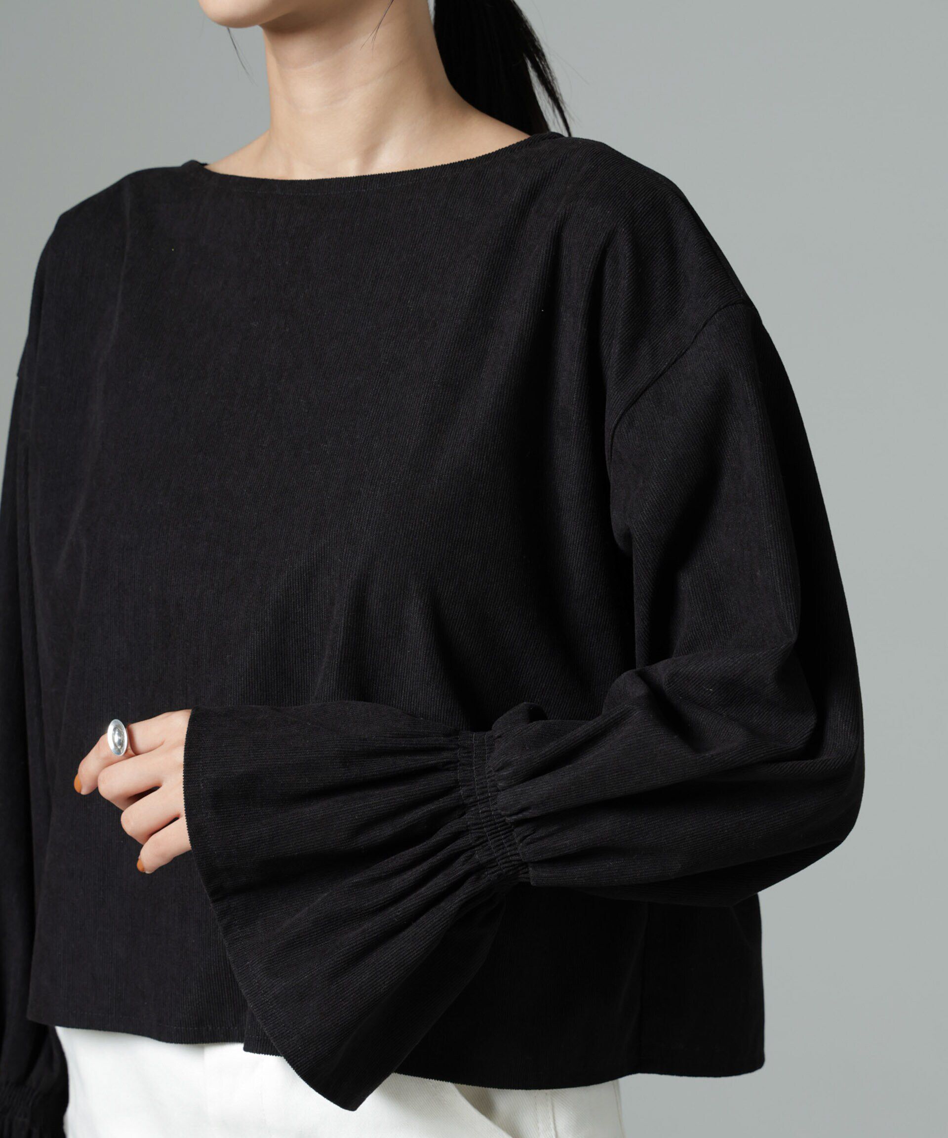 nano･universe「ﾏｲｸﾛｺｰﾙｷｬﾝﾃﾞｨｽﾘｰﾌﾞﾌﾟﾙｵｰﾊﾞｰﾌﾞﾗｳｽ(ｾｯ」|シャツ・ブラウス|