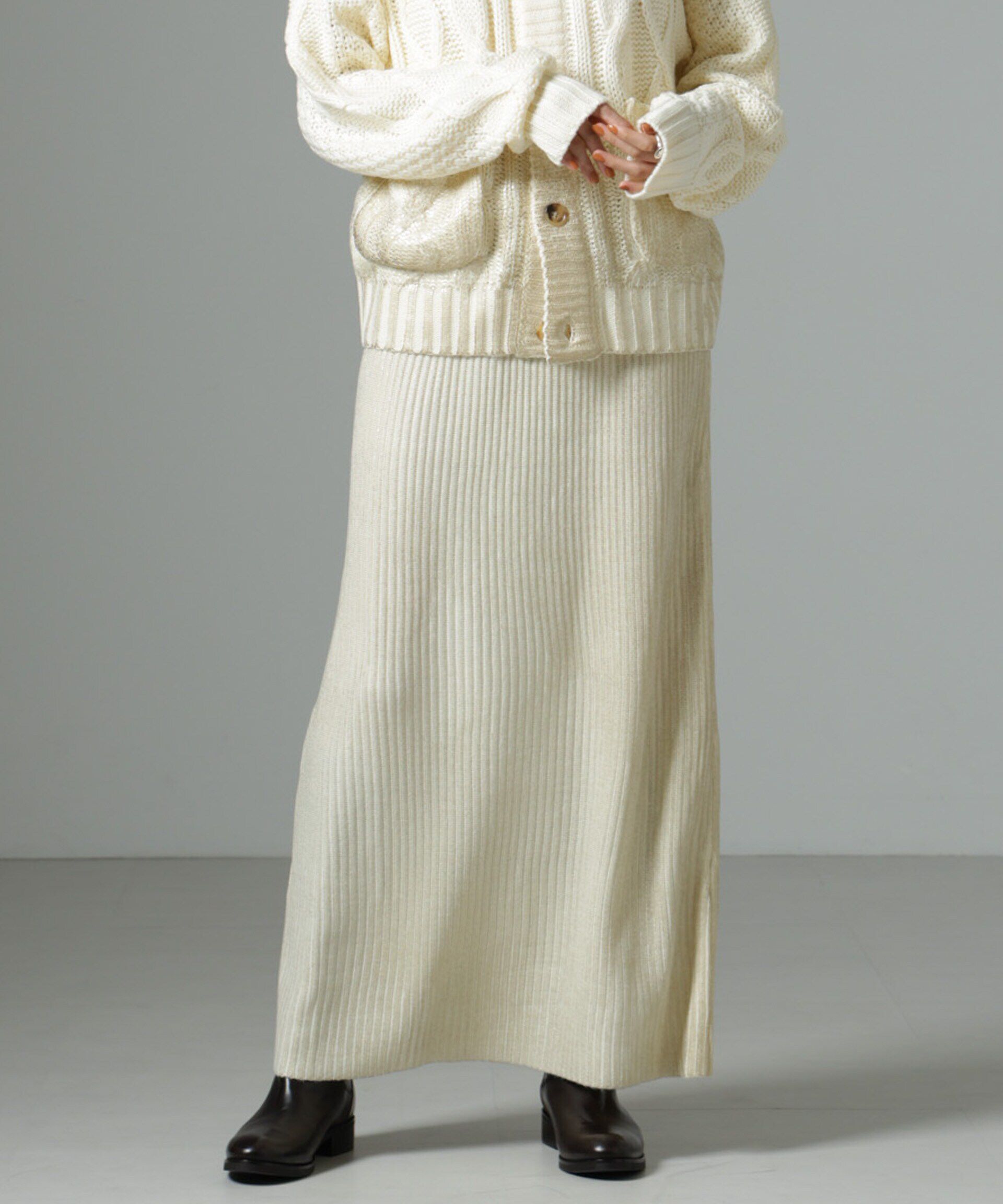 nano･universe「LOGAN/Foil スカート」|スカート|