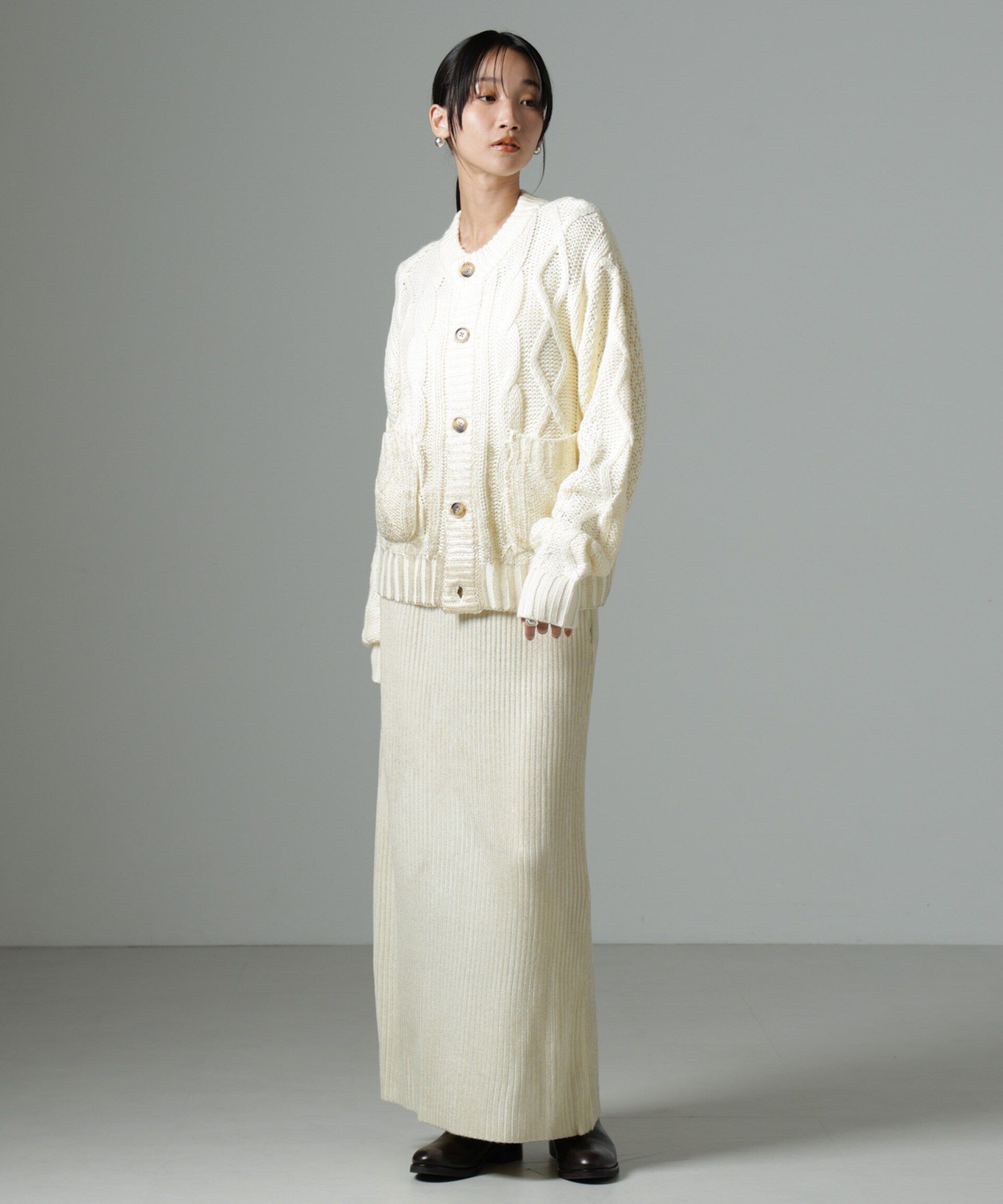 nano･universe「LOGAN/Foil スカート」|スカート|