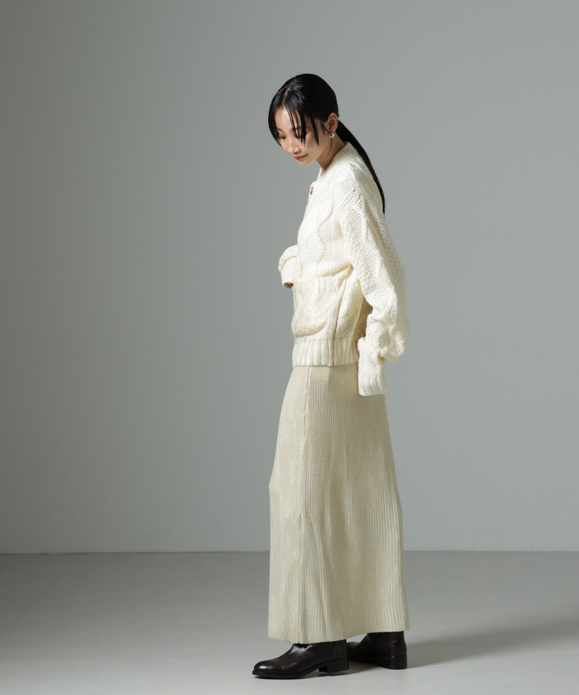 nano･universe「LOGAN/Foil スカート」|スカート|