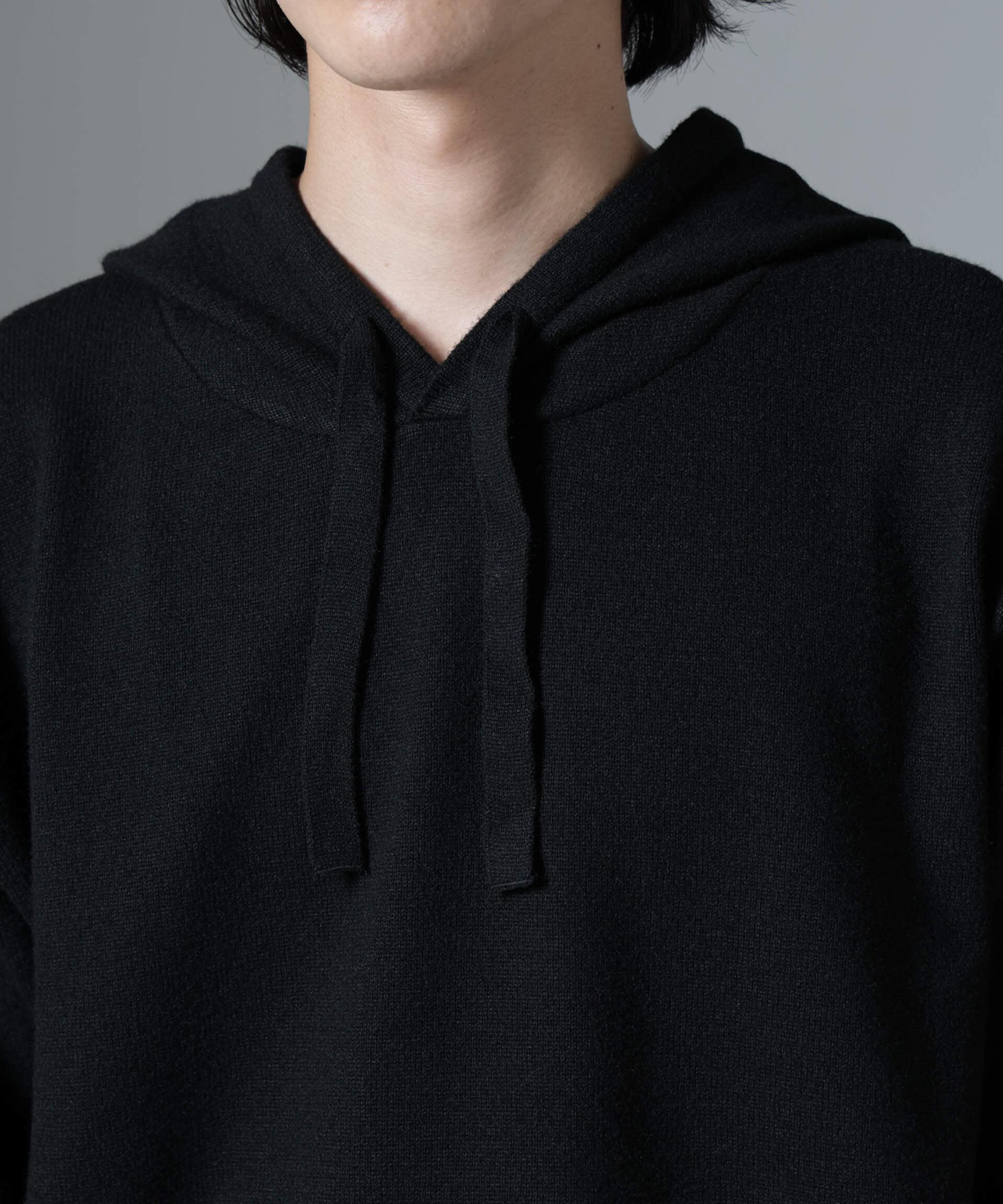 nano･universe「天竺編みニットパーカー」|ニット・セーター|