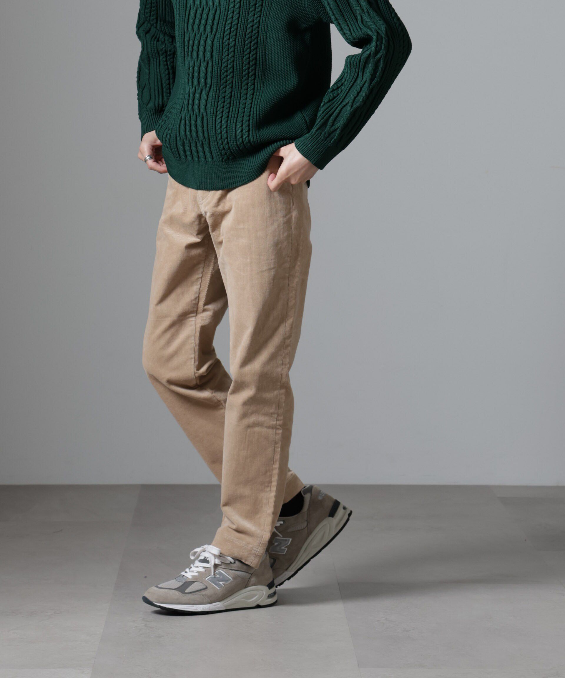 nano･universe「5Pコーデュロイパンツ」|チノ|ライトベージ 1