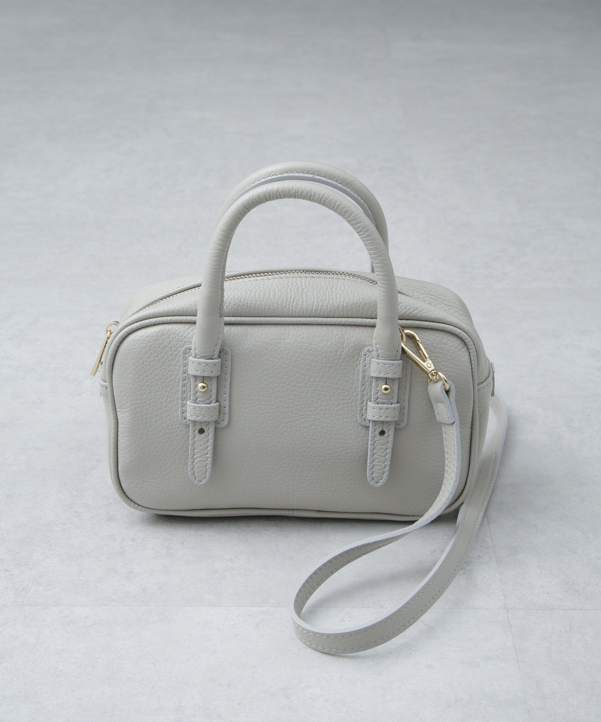 nano･universe「MARCO BIANCHINI/2WAY レザーミニボストンバッグ」|ショルダー・メッセンジャー|