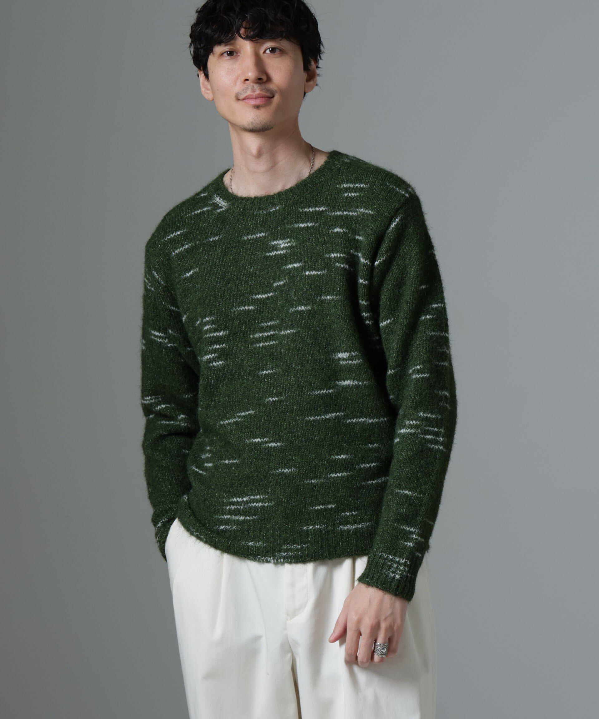 nano･universe「ノイズカモニット」|ニット・セーター|