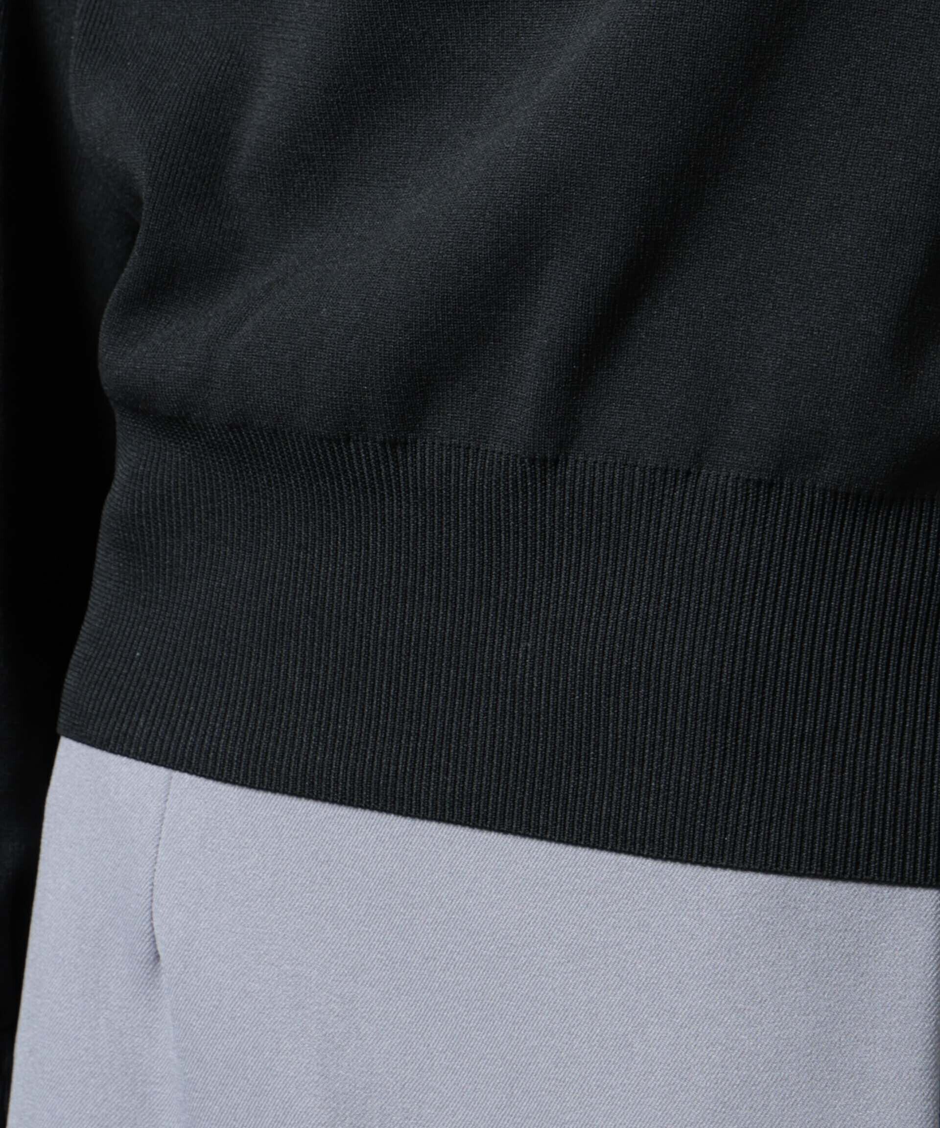 nano･universe「洗濯機洗い可パールスリーブニットトップス」|ニット・セーター|