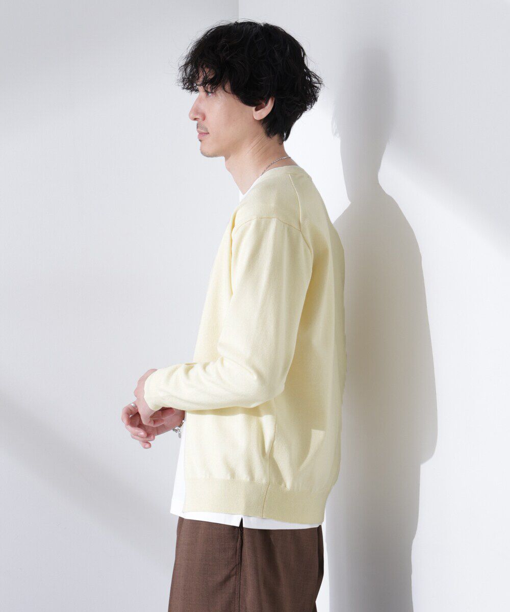 nano･universe「プレーティングスタンダードカーディガン」|ニット・セーター|