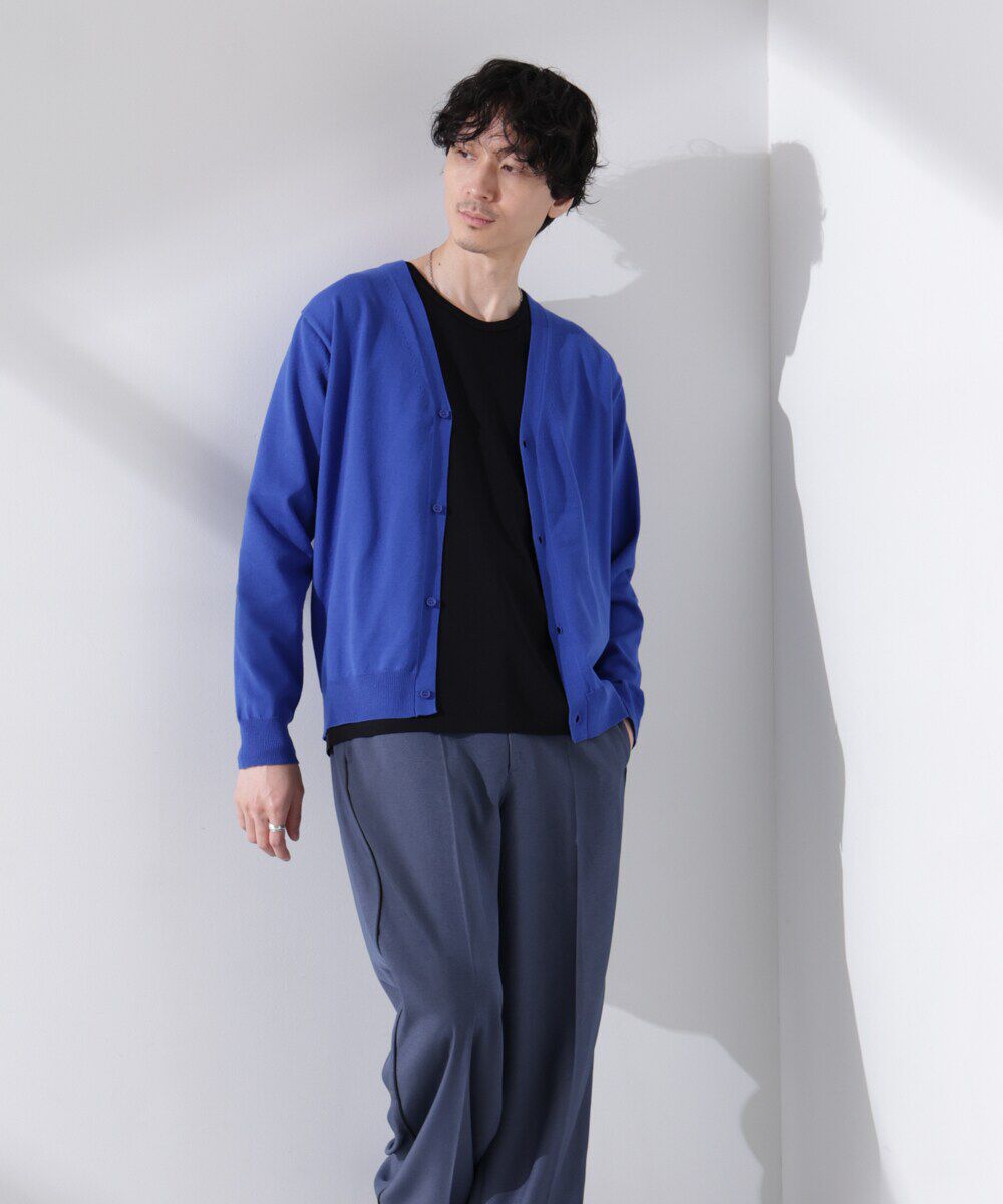 nano･universe「プレーティングスタンダードカーディガン」|ニット・セーター|