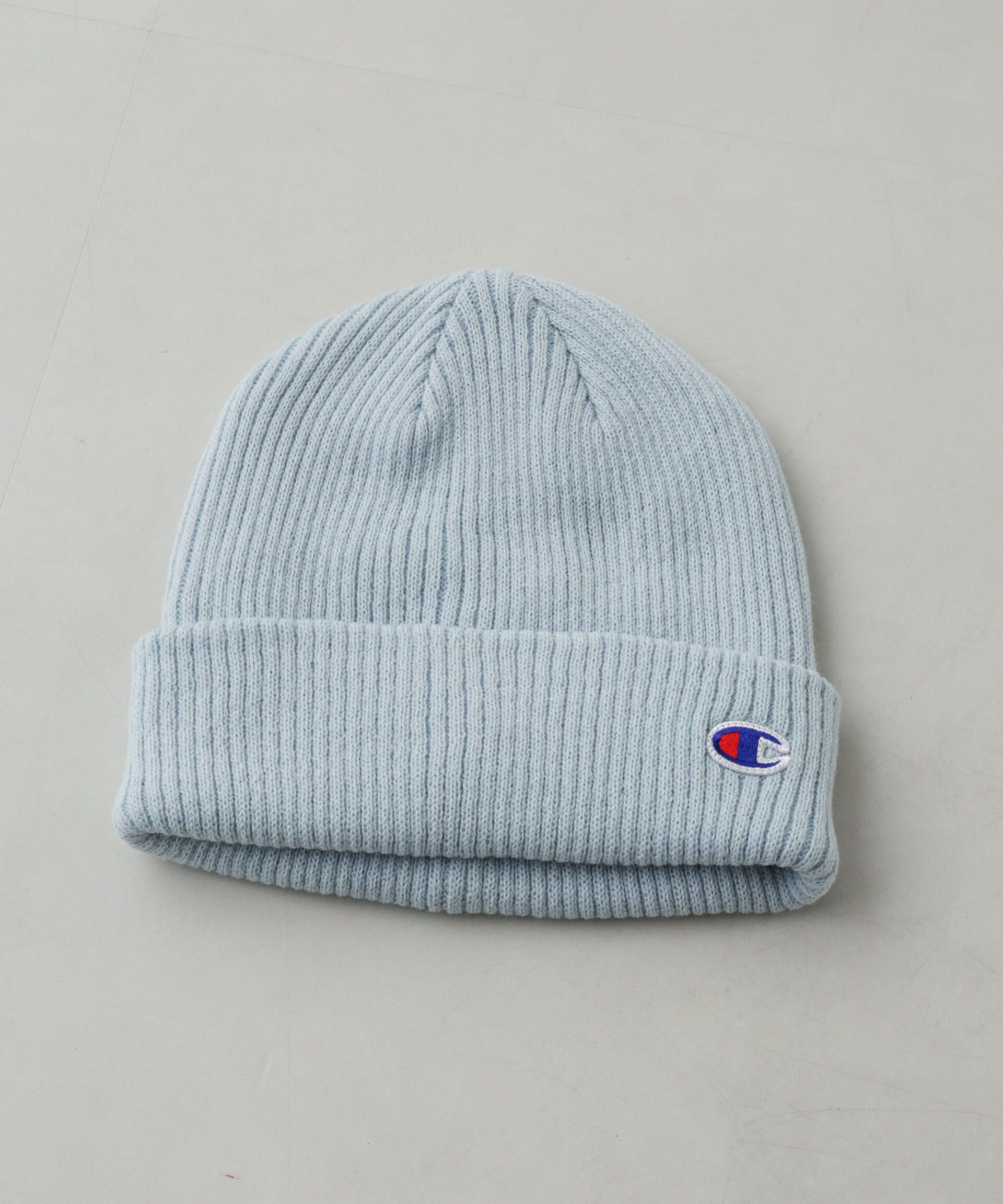 nano･universe「Champion/アクリルニットワッチ」|キャップ・キャスケット|L.ブルー1
