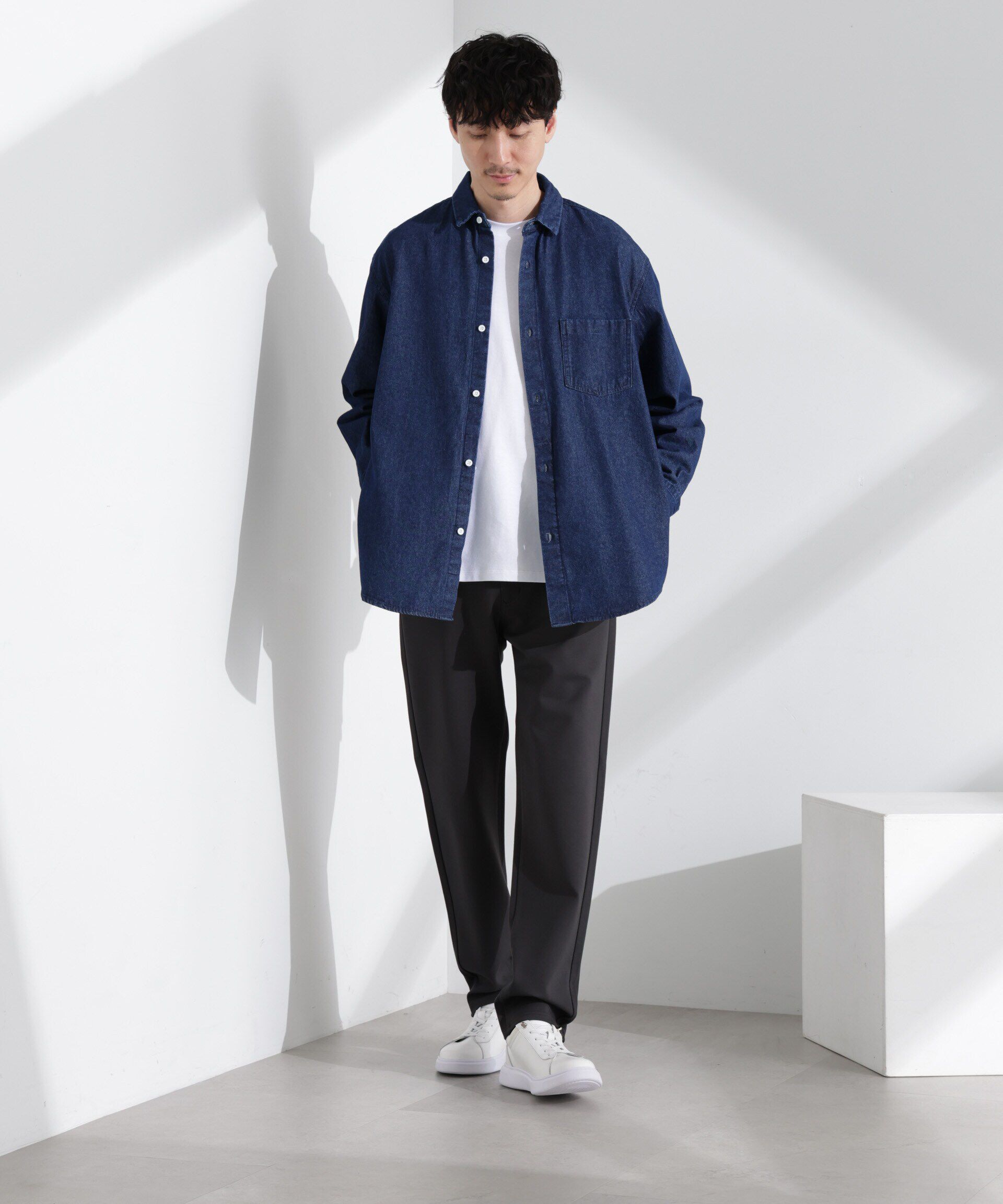 nano･universe「5P テーパードパンツ」|チノ|