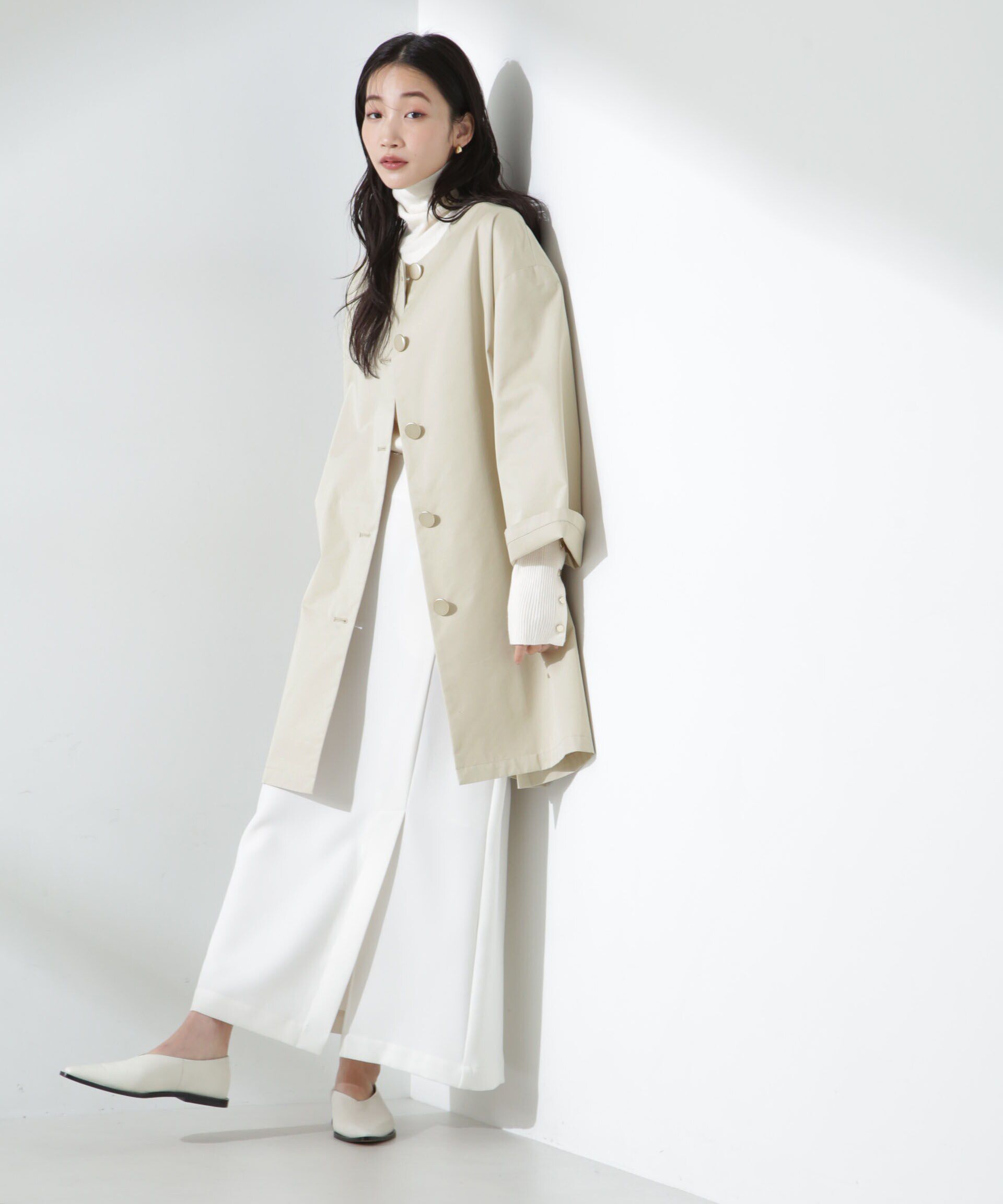 nano･universe「撥水&花粉ガードノーカラーコート」|その他|