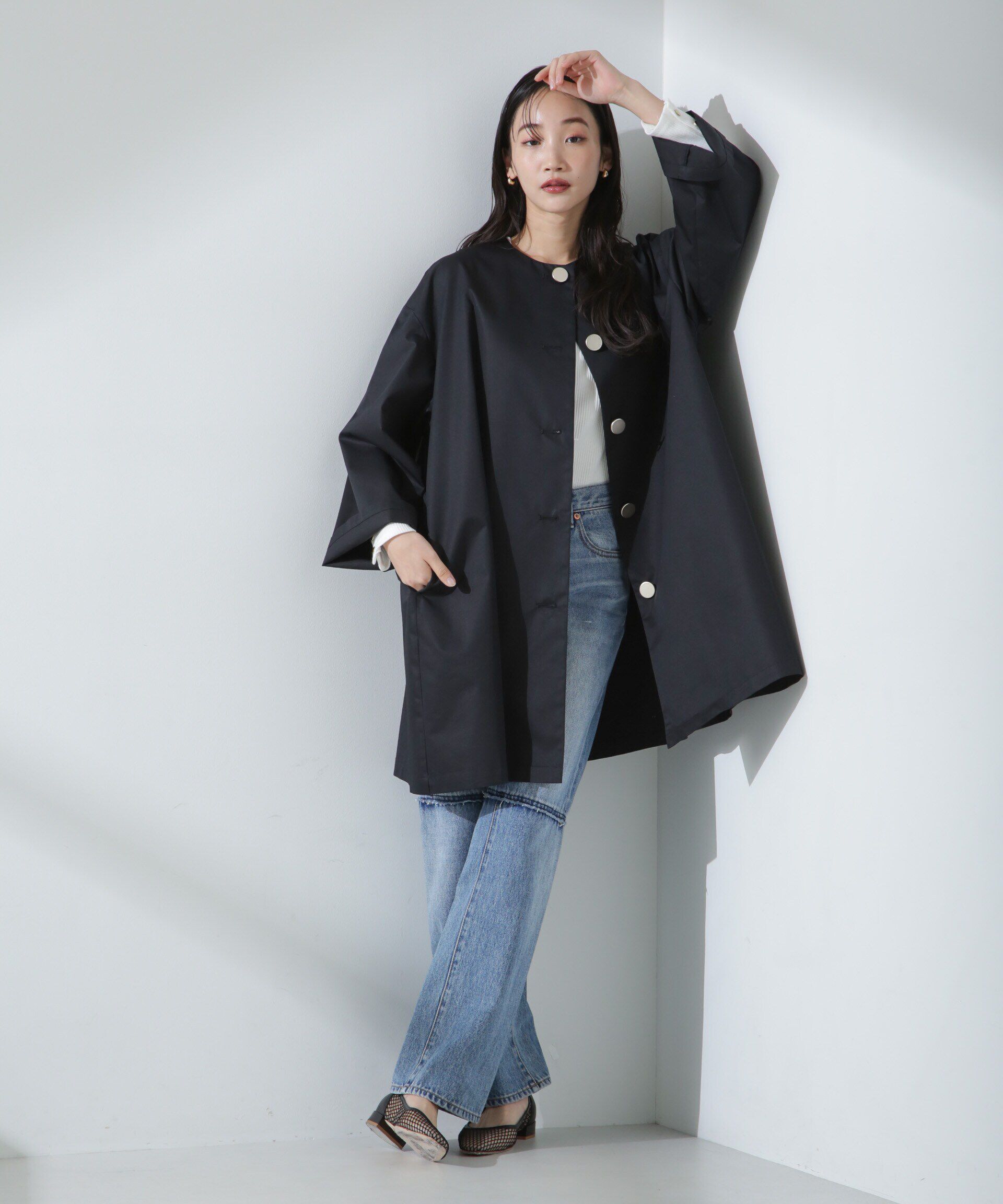 nano･universe「撥水&花粉ガードノーカラーコート」|その他|