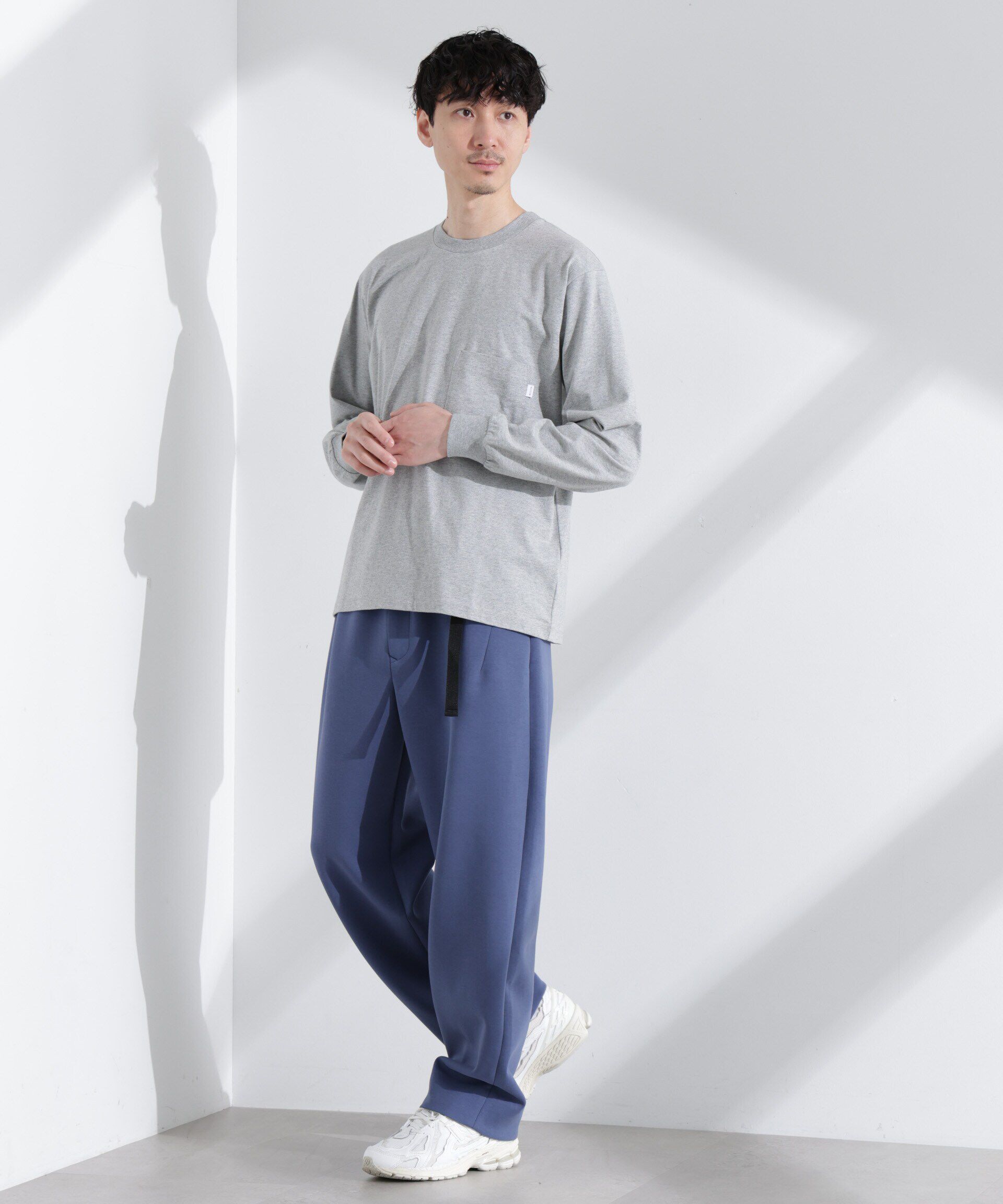 nano･universe「「NJ/CLUB」 ストレッチポンチテーパードパンツ」|チノ|