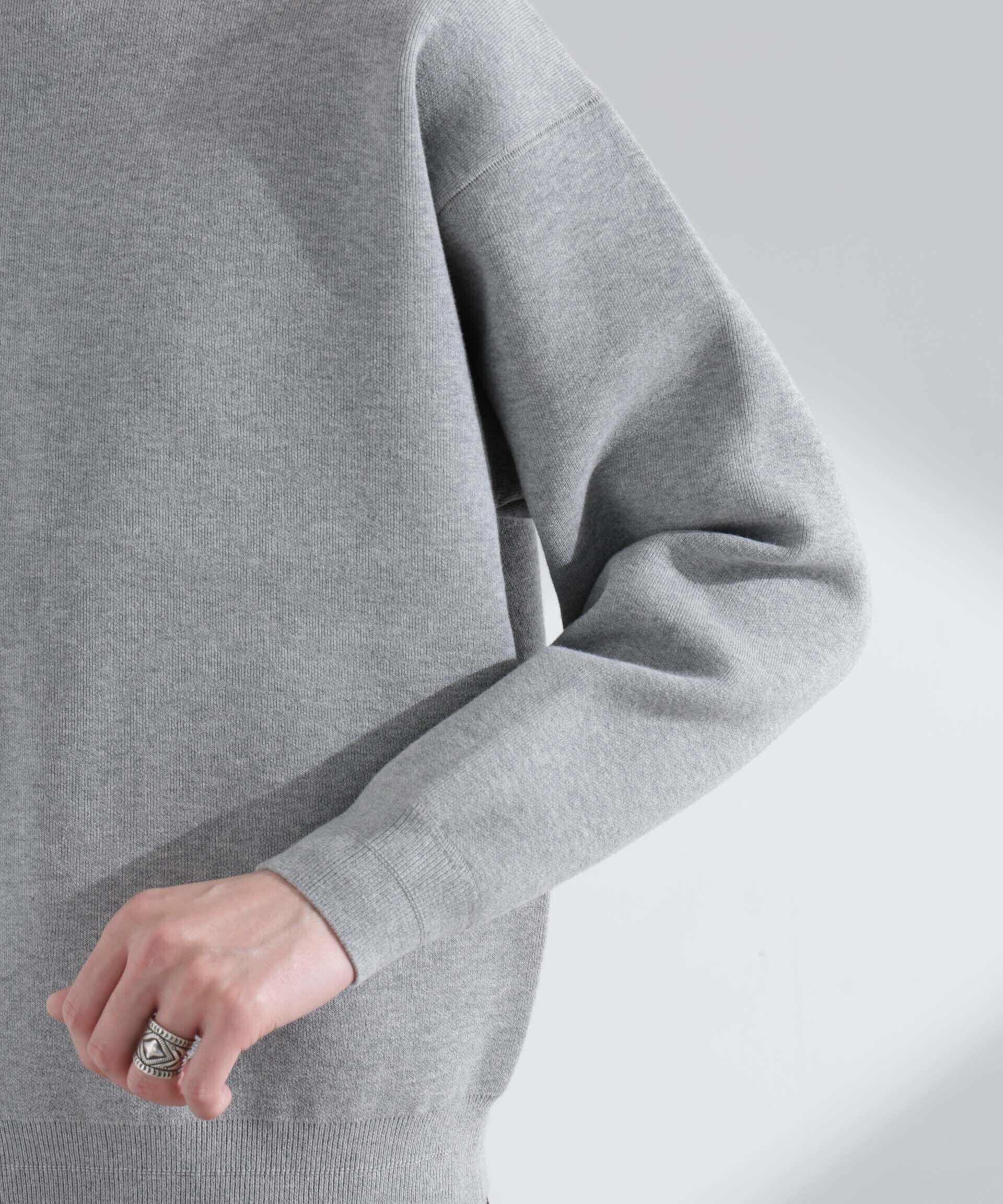 nano･universe「「大人のスウェット」スウェットライク接結クルーネックニット」|ニット・セーター|