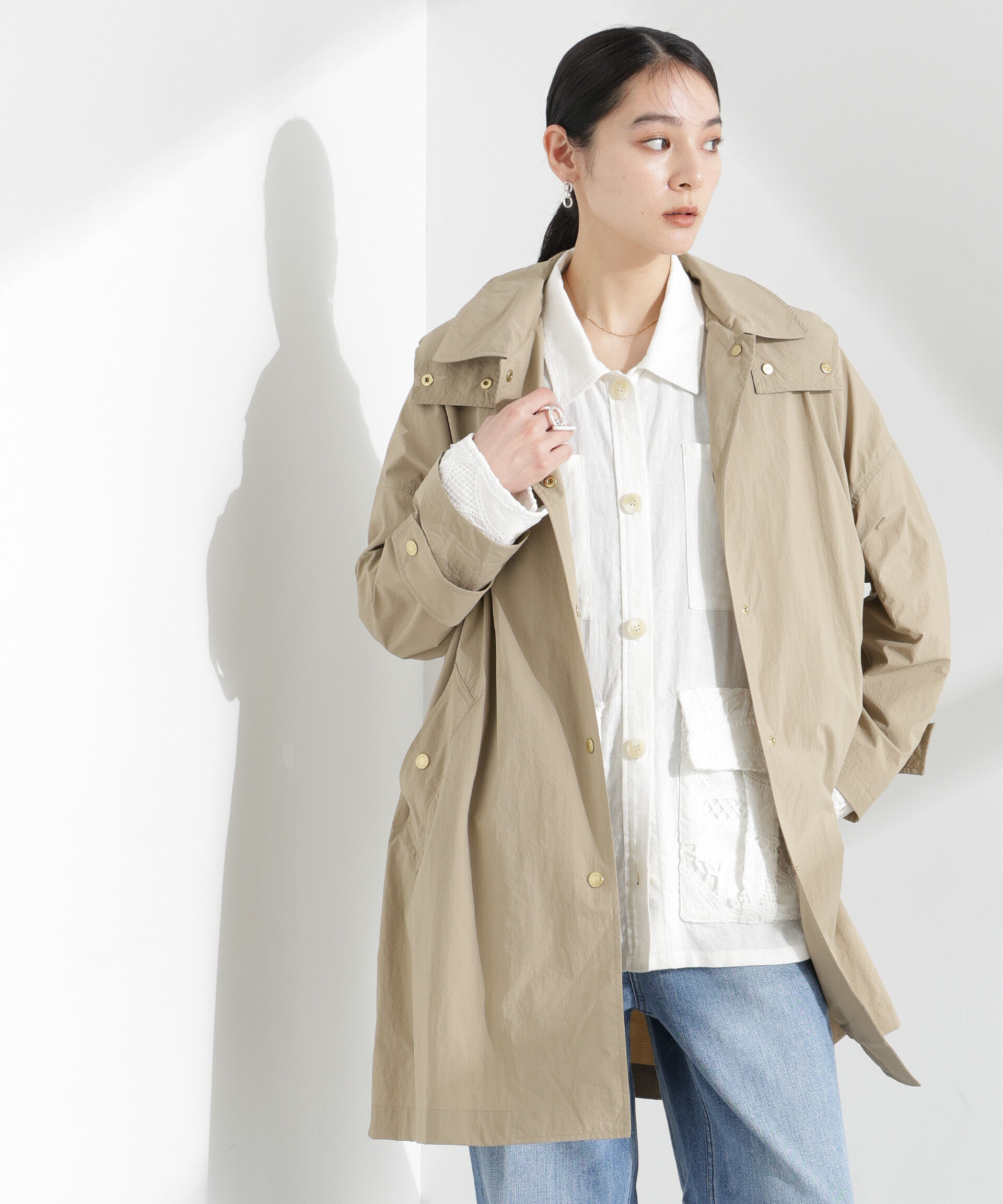 nano･universe「Traditional Weatherwear/PACKABLE MALTON HOOD」|その他|ベージュ