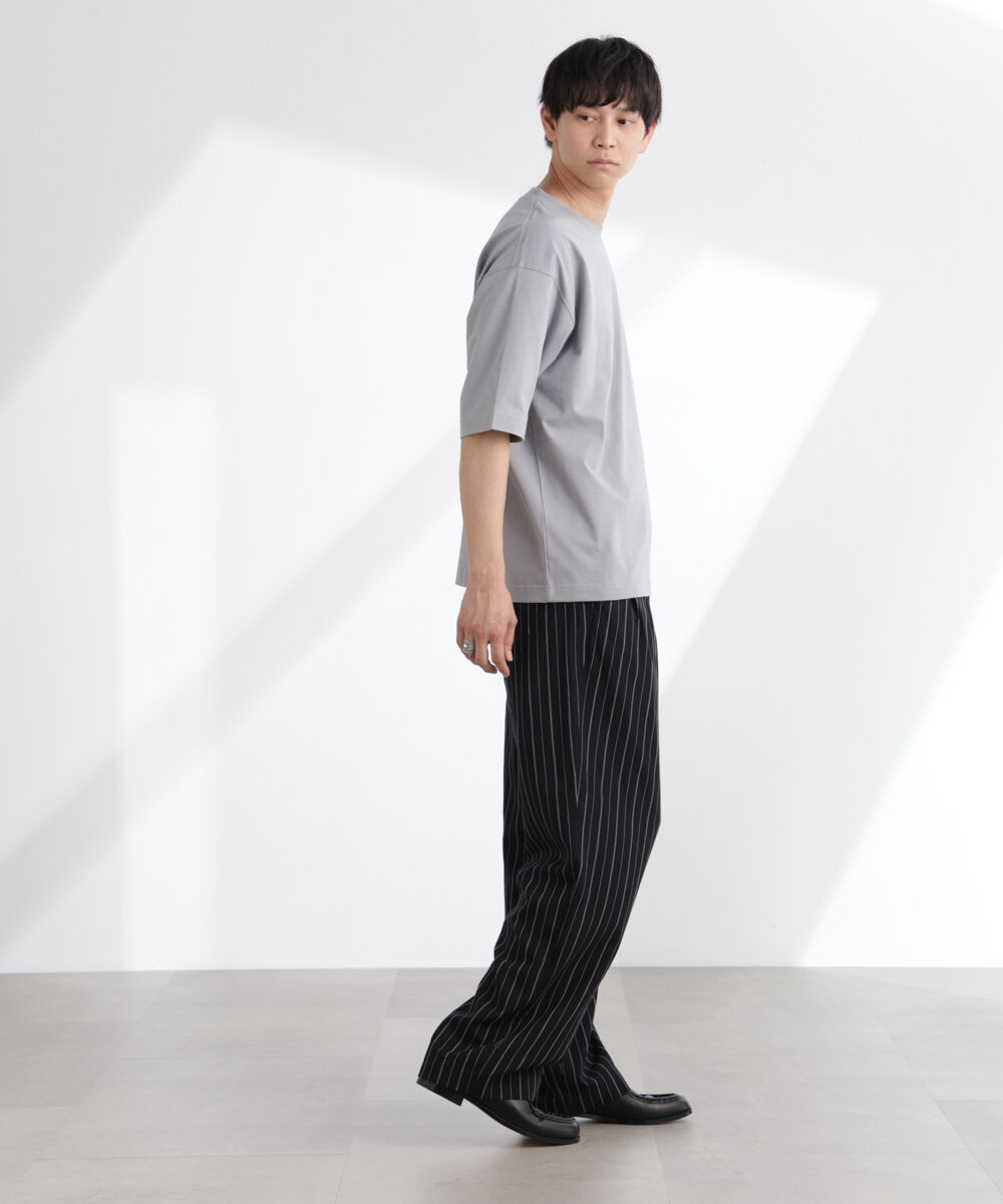 nano･universe「ヘビーウェイトワイドTシャツ 半袖」|Tシャツ・カットソー|