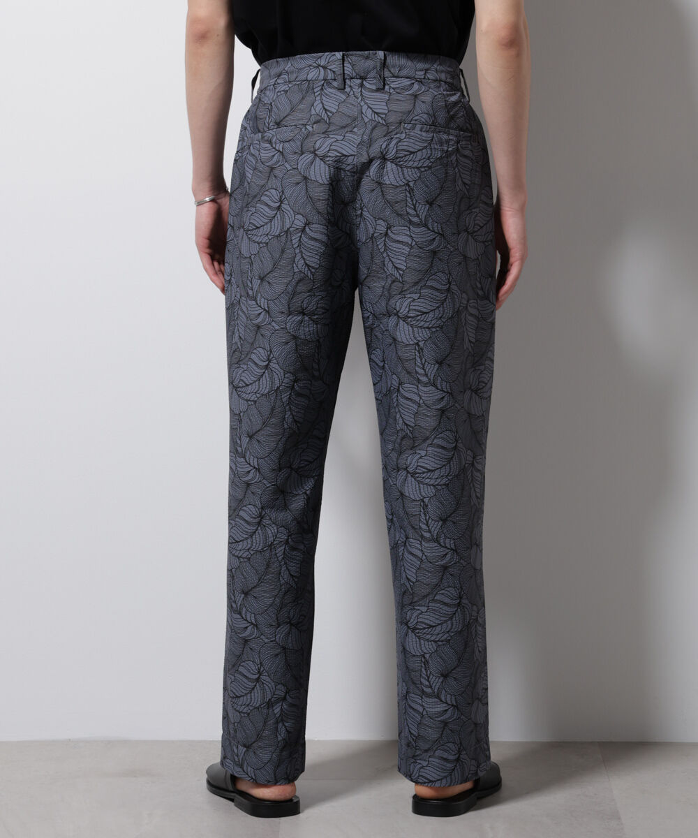 nano･universe「ボタニカルパターンサッカーイージーパンツ(セットアップ可)」|チノ|