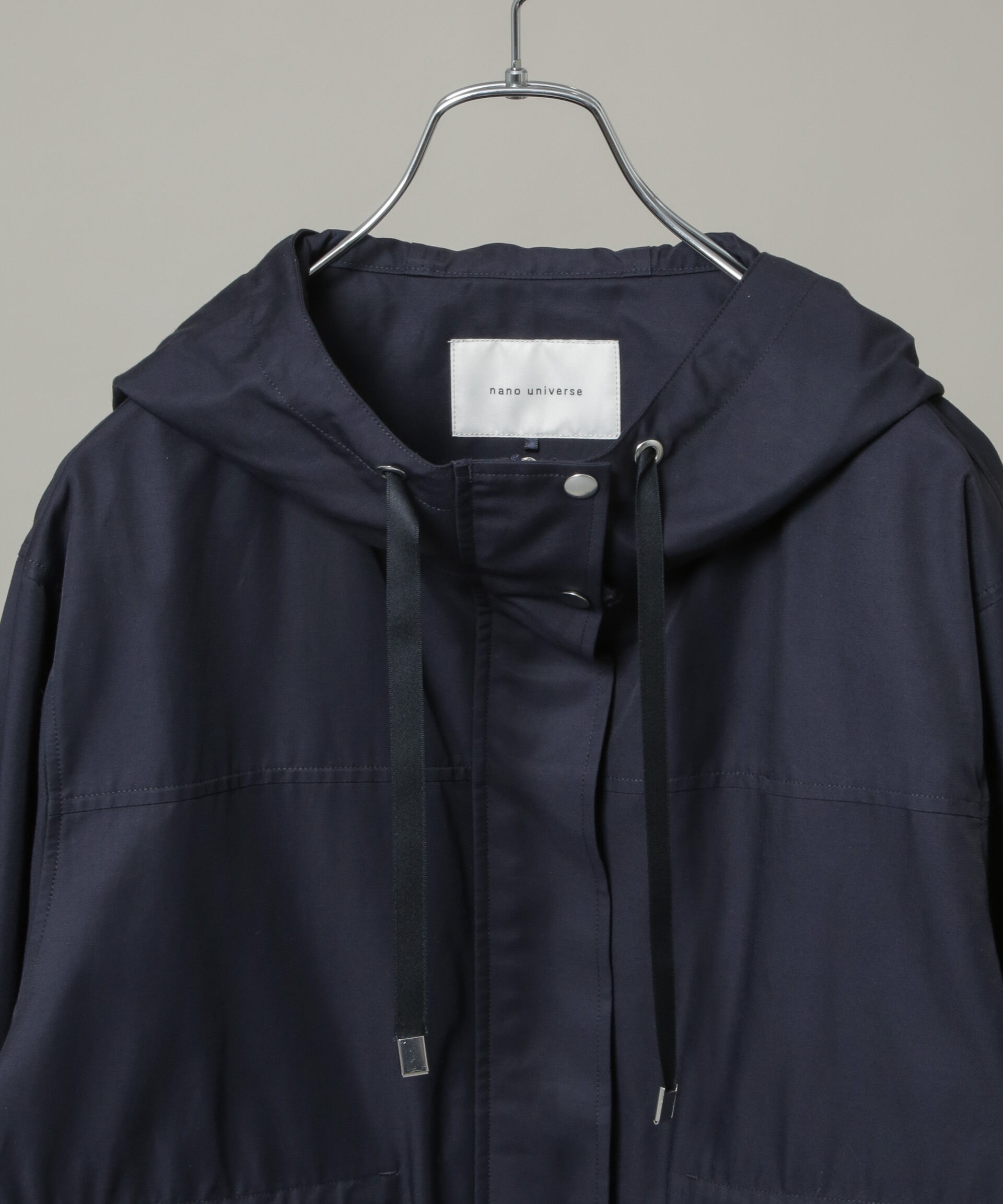 nano･universe「撥水フードブルゾン」|ブルゾン・スタジャン|