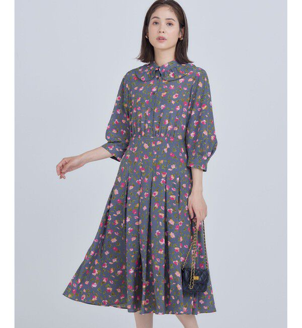 組曲「カッティングローズプリント ワンピース」|ワンピース|ピンク系5