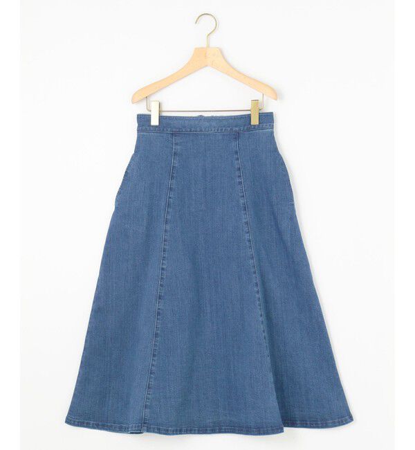 組曲「ライトデニム フレアスカート」|スカート|