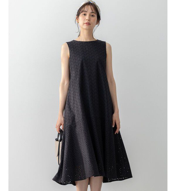 組曲「【WEB限定・新色追加】エンブロイダリーレースノースリーブ ワンピース」|ワンピース|