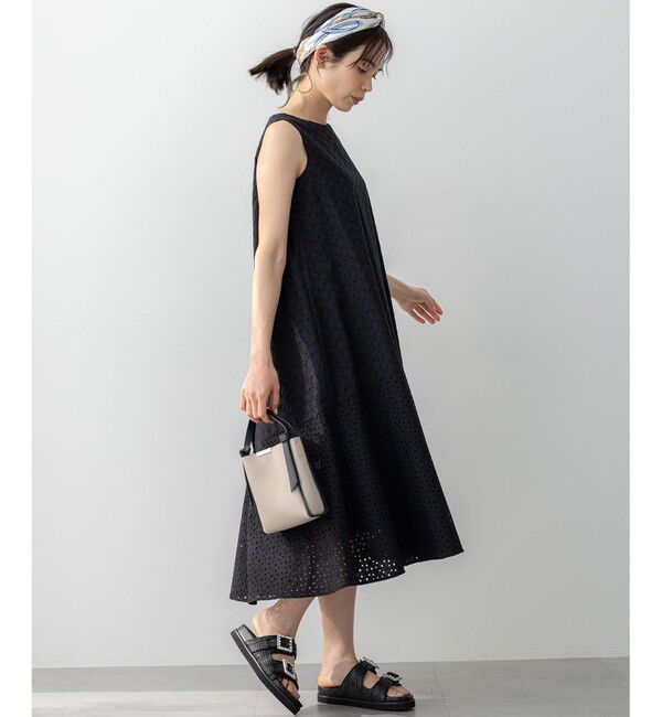 組曲「【WEB限定・新色追加】エンブロイダリーレースノースリーブ ワンピース」|ワンピース|