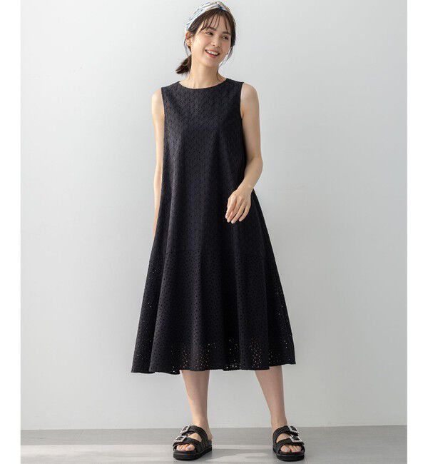 組曲「【WEB限定・新色追加】エンブロイダリーレースノースリーブ ワンピース」|ワンピース|