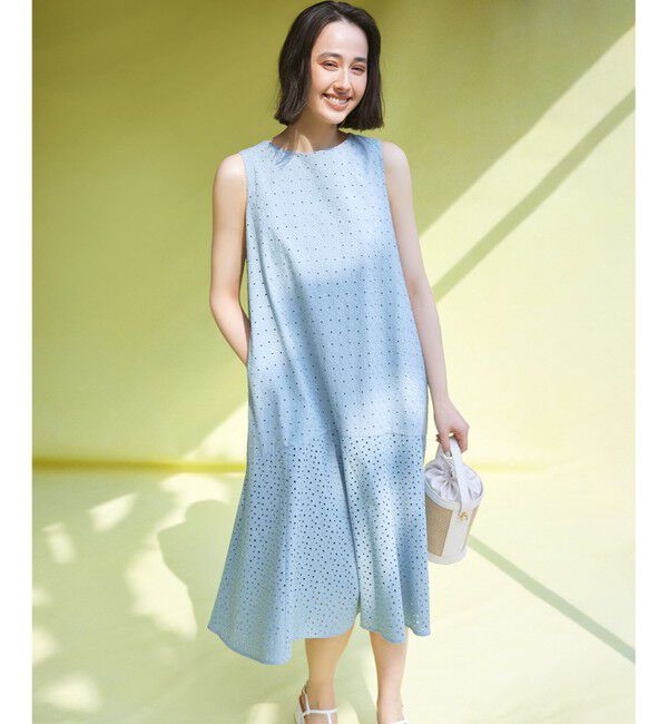 組曲「【WEB限定・新色追加】エンブロイダリーレースノースリーブ ワンピース」|ワンピース|ｽﾓｰｷｰﾐ