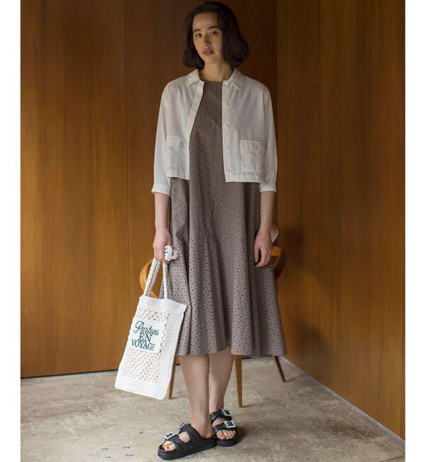 組曲「【WEB限定・新色追加】エンブロイダリーレースノースリーブ ワンピース」|ワンピース|