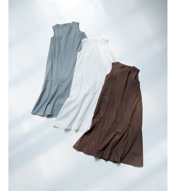 組曲「【WEB限定・新色追加】エンブロイダリーレースノースリーブ ワンピース」|ワンピース|