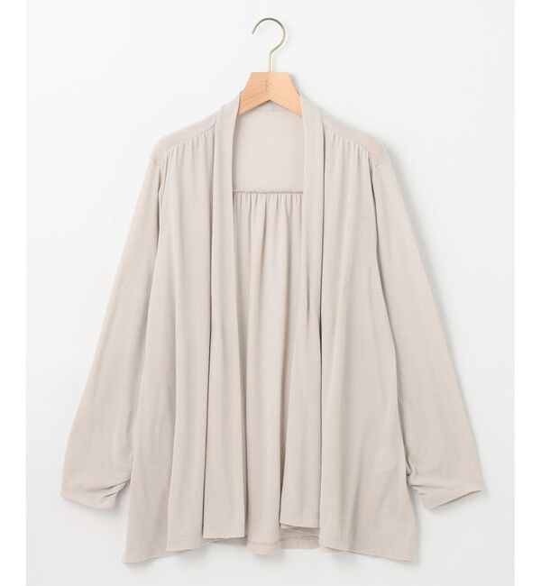 組曲「【WEB限定】ドレープジャージー カーディガン」|カーディガン|