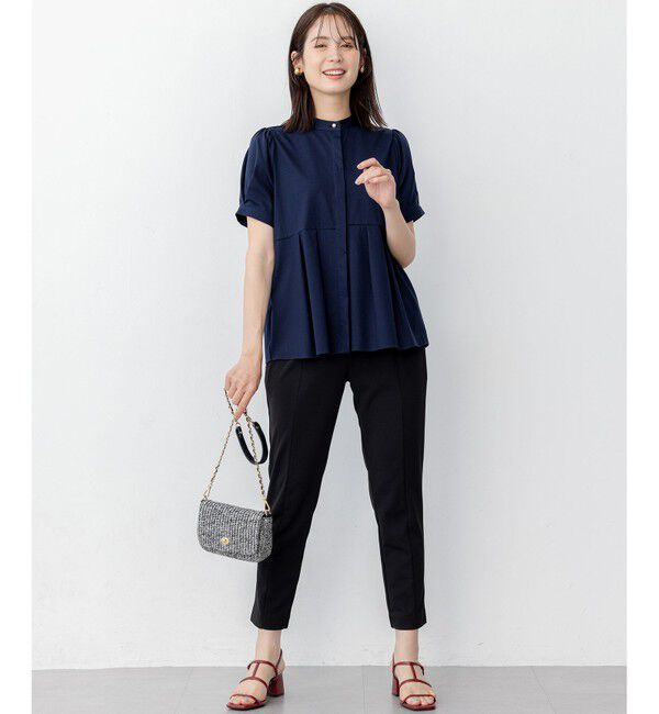 組曲「プレーティング天竺5分袖 カットソー」|Tシャツ・カットソー|