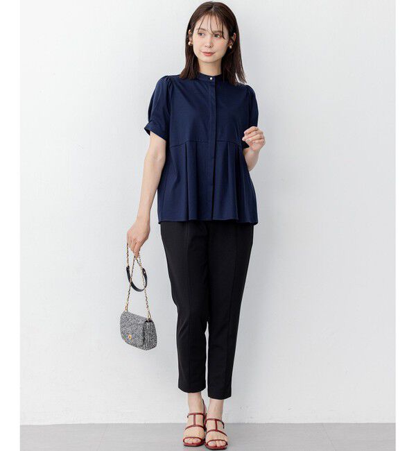 組曲「プレーティング天竺5分袖 カットソー」|Tシャツ・カットソー|