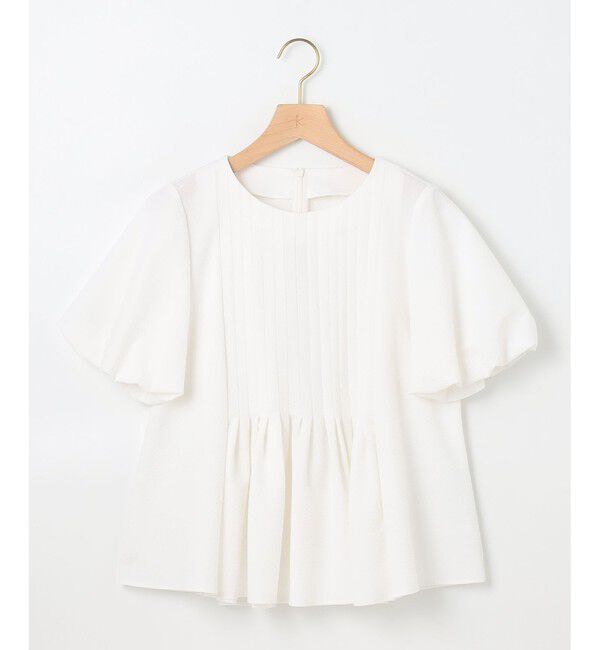 組曲「ドライタッチペプラム ブラウス」|シャツ・ブラウス|