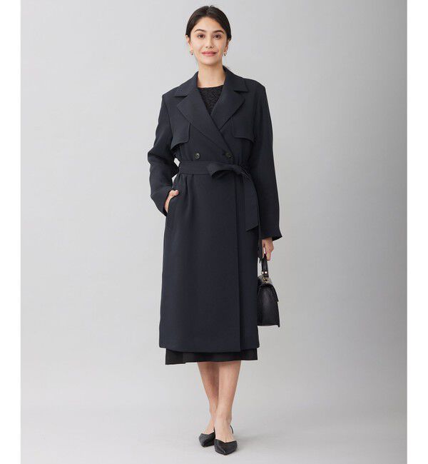 自由区「トロトレンチロング丈 コート」|トレンチコート|