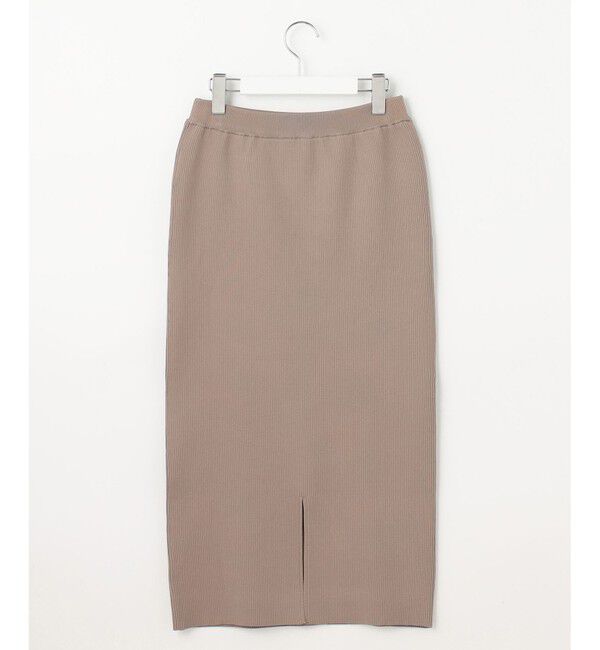 自由区「【洗える】リブストレッチタイト スカート」|スカート|