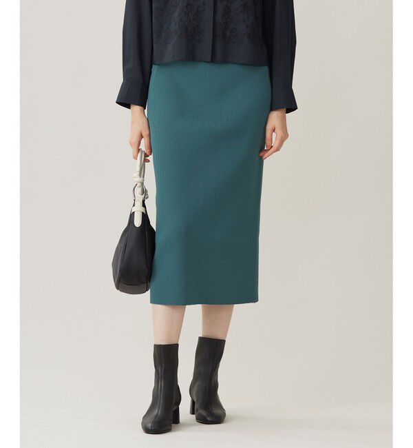 自由区「【洗える】リブストレッチタイト スカート」|スカート|ﾎﾞﾄﾙｸﾞ