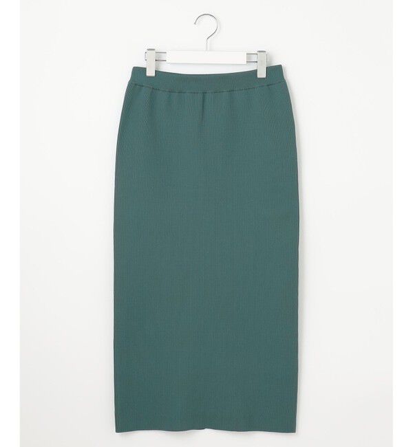 自由区「【洗える】リブストレッチタイト スカート」|スカート|