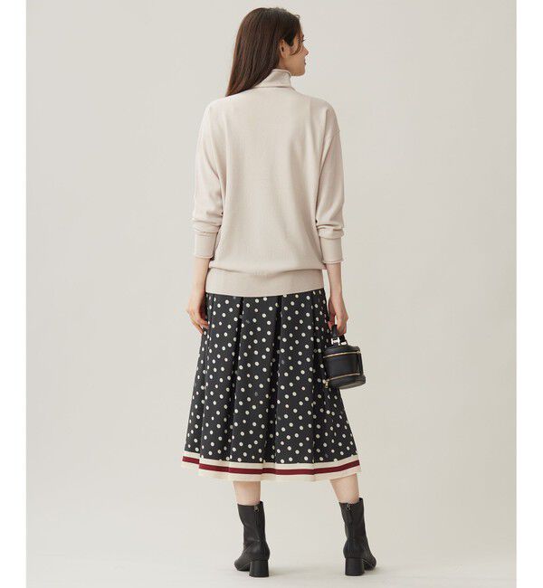 自由区「【洗える】ソフトウールハイゲージハイネック ニット」|ニット・セーター|