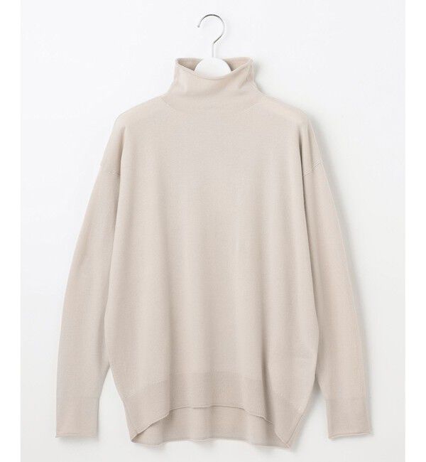 自由区「【洗える】ソフトウールハイゲージハイネック ニット」|ニット・セーター|