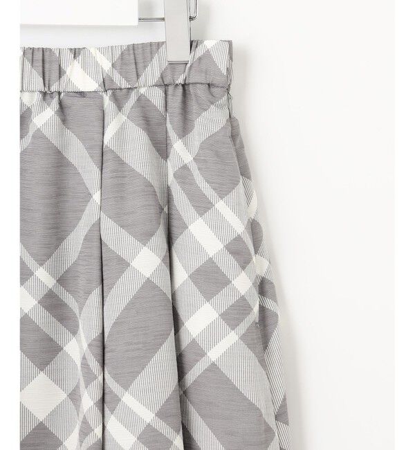 自由区「【洗える】スラブチェックプリント スカート」|スカート|