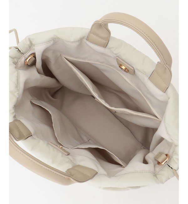 自由区「パディングキルトドロスト バッグ」|トートバッグ|