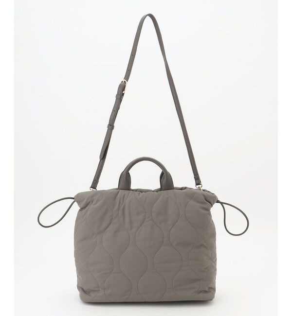 自由区「パディングキルトドロスト バッグ」|トートバッグ|