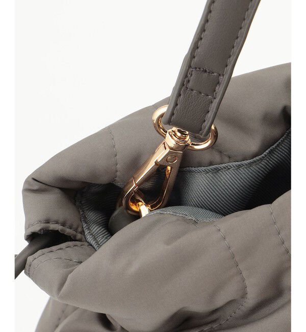 自由区「パディングキルトドロスト バッグ」|トートバッグ|